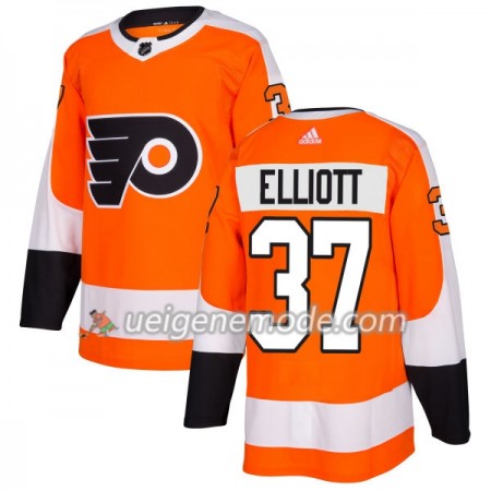 Herren Eishockey Philadelphia Flyers Trikot Brian Elliott 37 Adidas 2017-2018 Orange Authentic